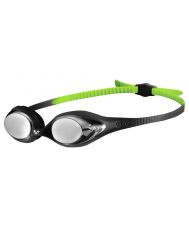 очки для плавания SPIDER JR MIRROR black-silver-green
