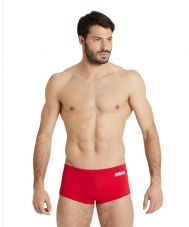 плавки м SOLID SQUARED SHORT red-white